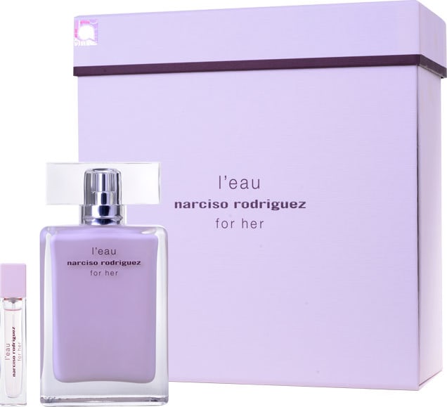 Conjunto L’Eau for Her Narciso Rodriguez Feminino - Eau de Toilette 50 ml + Miniatura 10ml