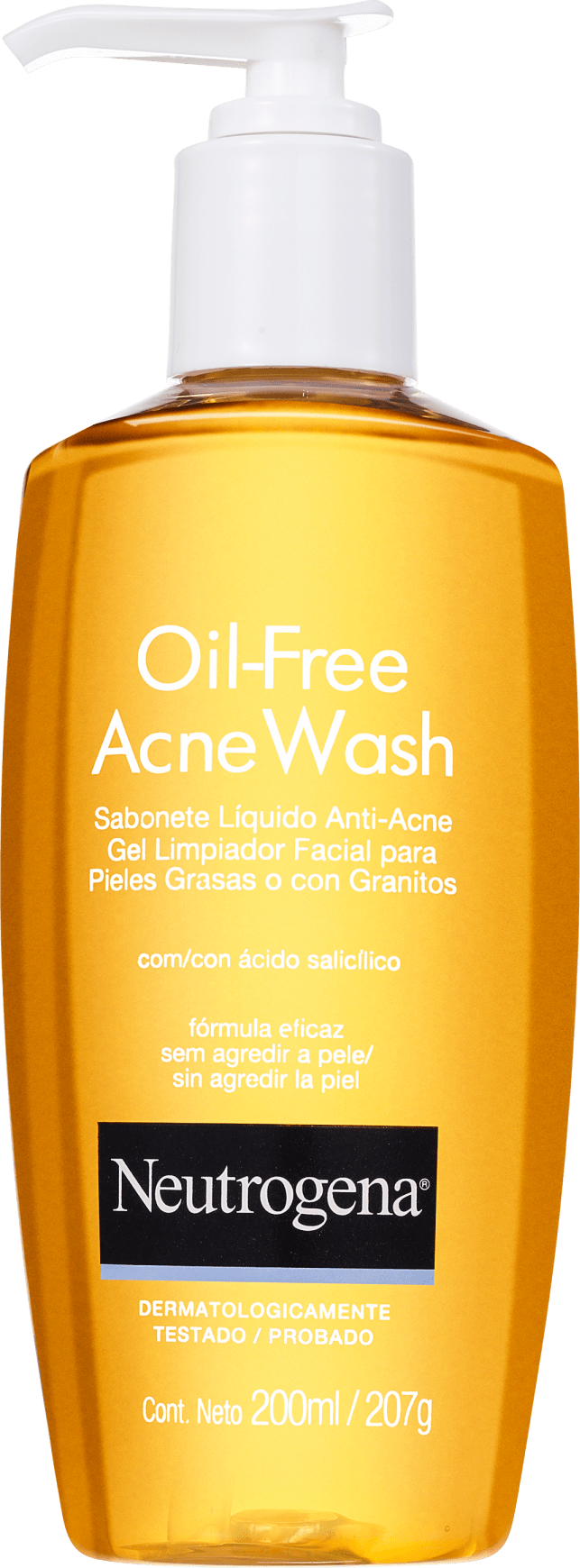 Neutrogena Oil Free Acne Wash - Sabonete Líquido para Acne 200ml