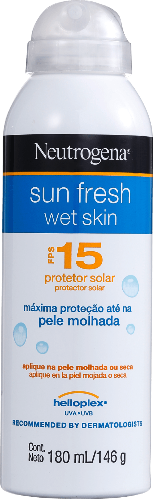 Neutrogena Sun Fresh Wet Skin FPS 15 - Protetor Solar 180ml