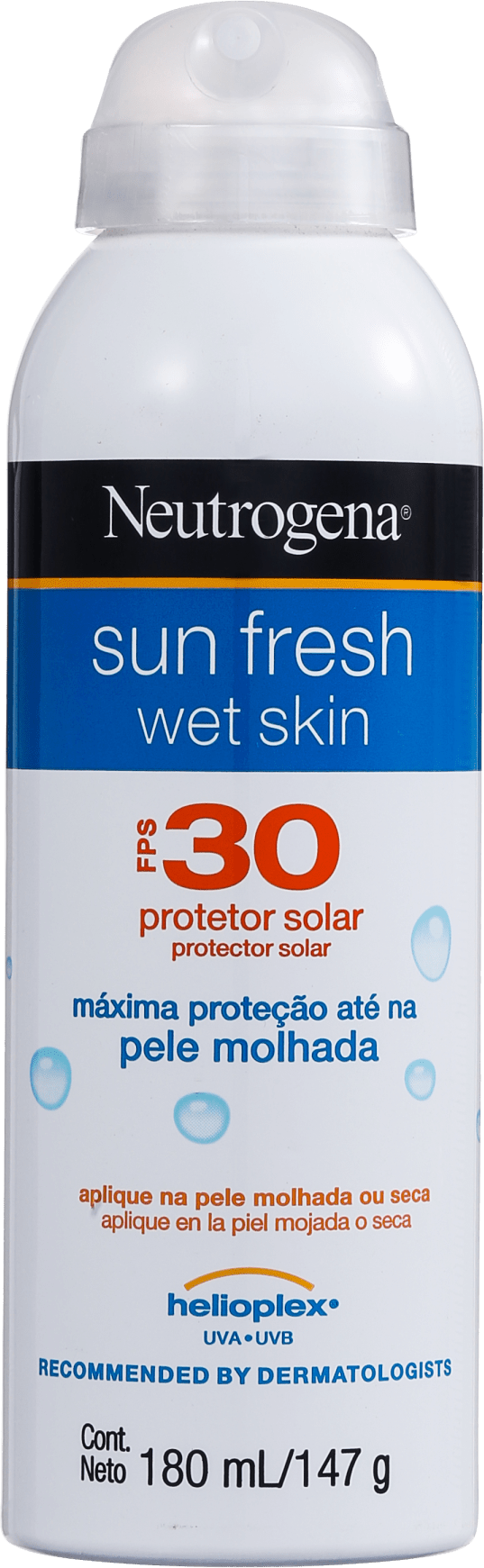 Neutrogena Sun Fresh Wet Skin FPS 30 - Protetor Solar 180ml