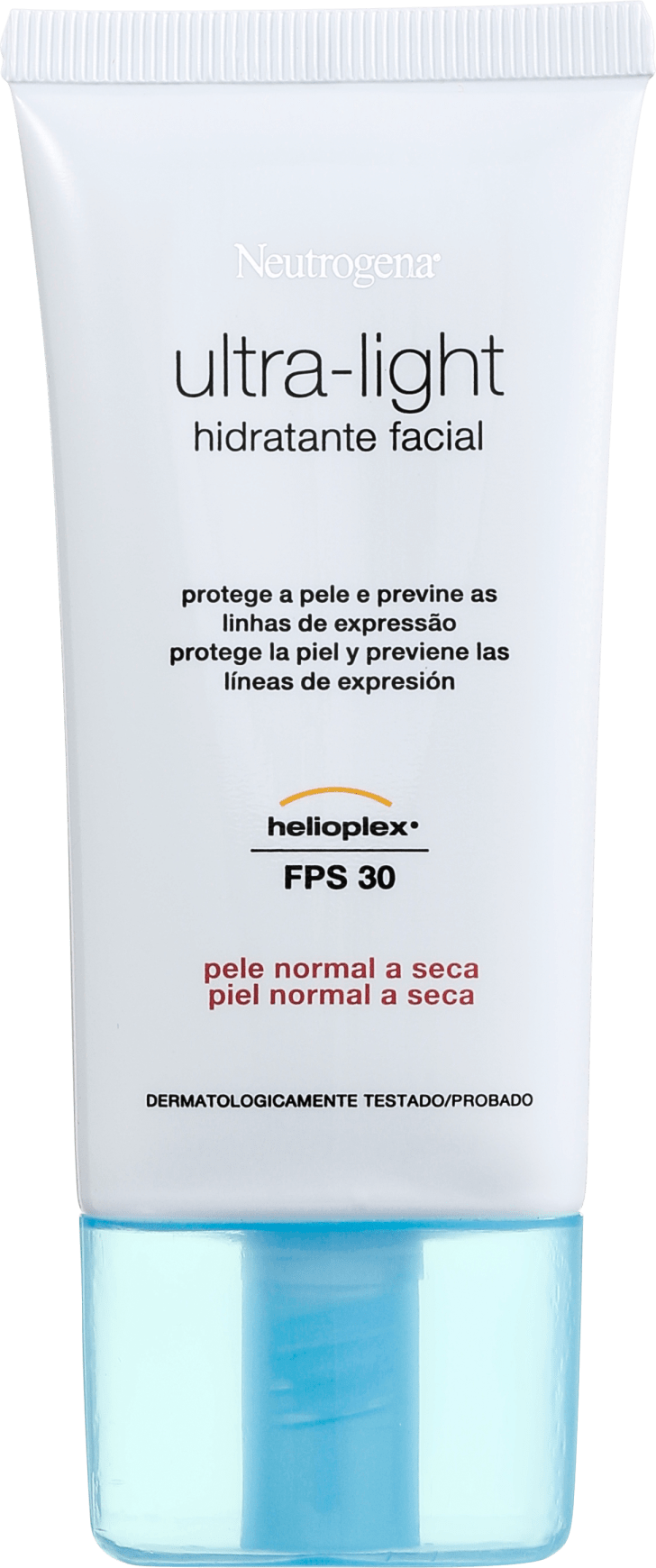 Neutrogena Ultra-Light Pele Normal à Seca FPS 30 - Hidratante Facial 55g