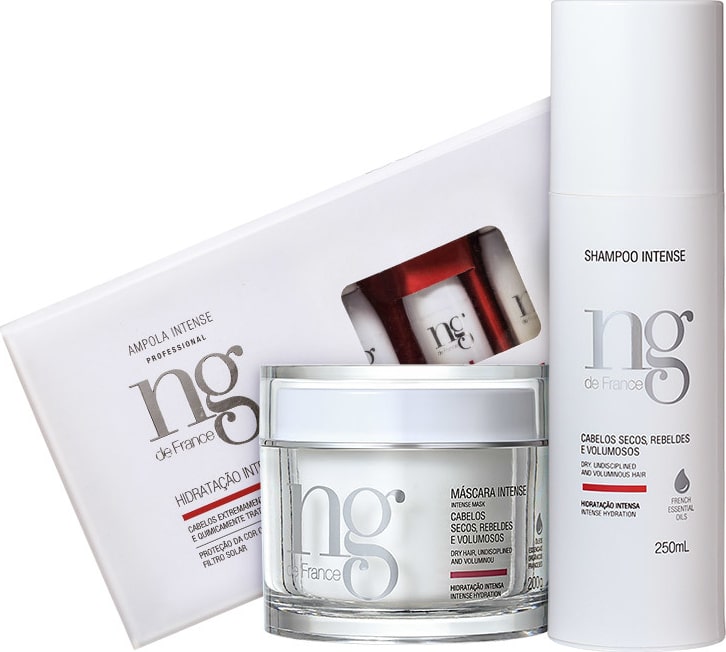 NG de France Intense Hidratação Intensa Trio Kit (3 Produtos)