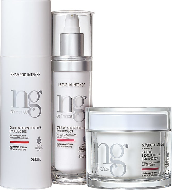 NG de France Intense Hidratação Poderosa Kit (3 Produtos)