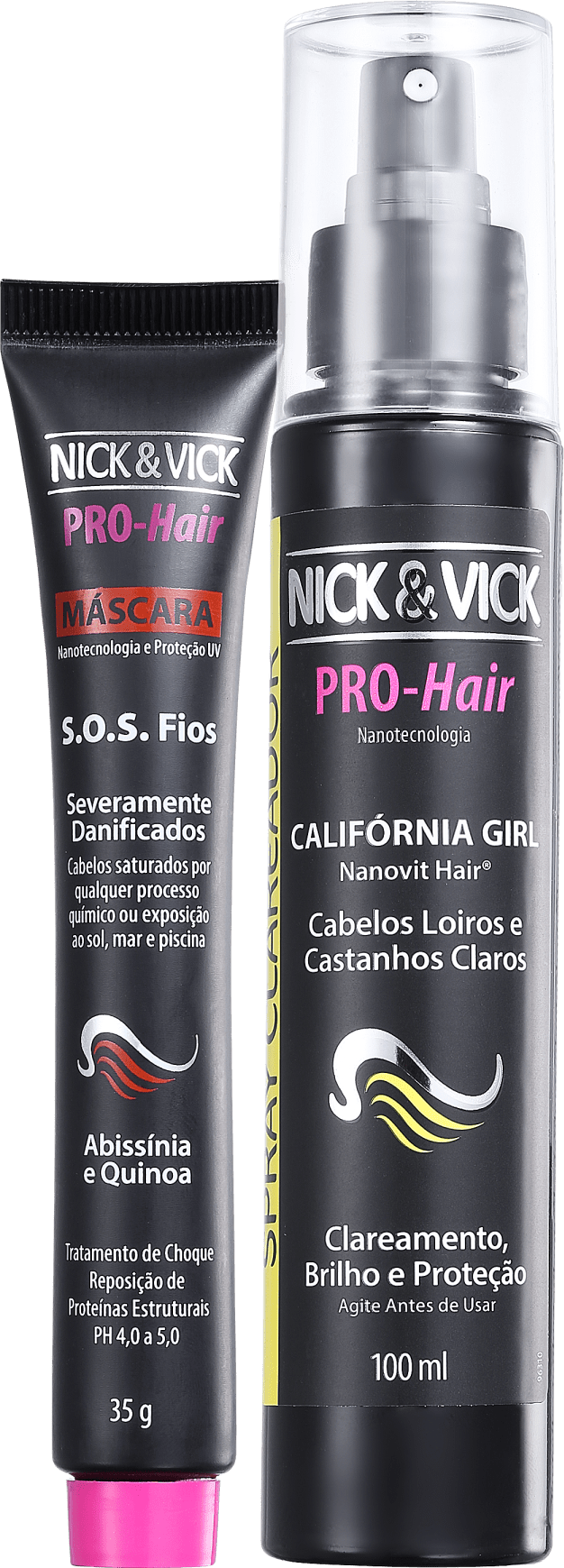 Nick & Vick PRO-Hair California Girl - Spray Clareador + Máscara S.O.S