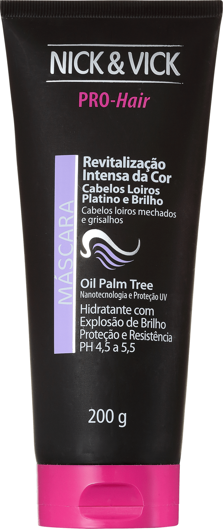 Nick & Vick PRO-Hair Revitalização Intensa Cabelo Loiro - Máscara de Tratamento 200g
