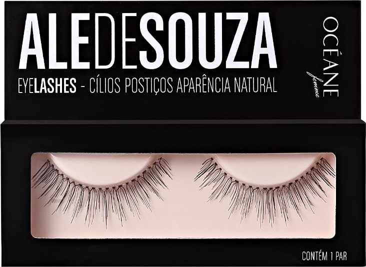 Océane Femme Ale de Souza Eyelashes Aparência Natural - Cílios Postiços