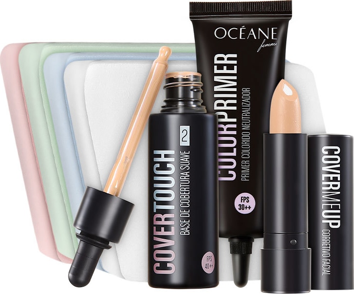 Kit Océane Femme Cover Touch 2 Purple Primer (4 produtos)