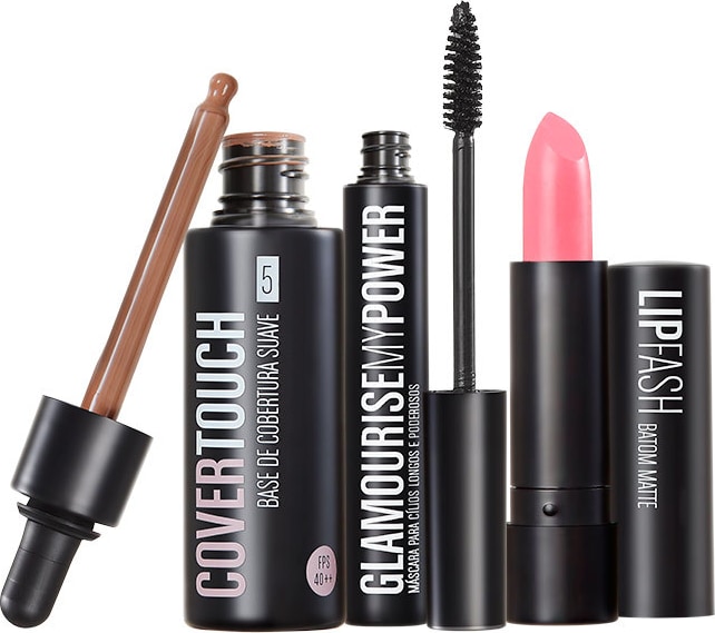 Kit Océane Femme Cover Touch 5 Glamourise Lip Fash Vive La Vie (3 produtos)