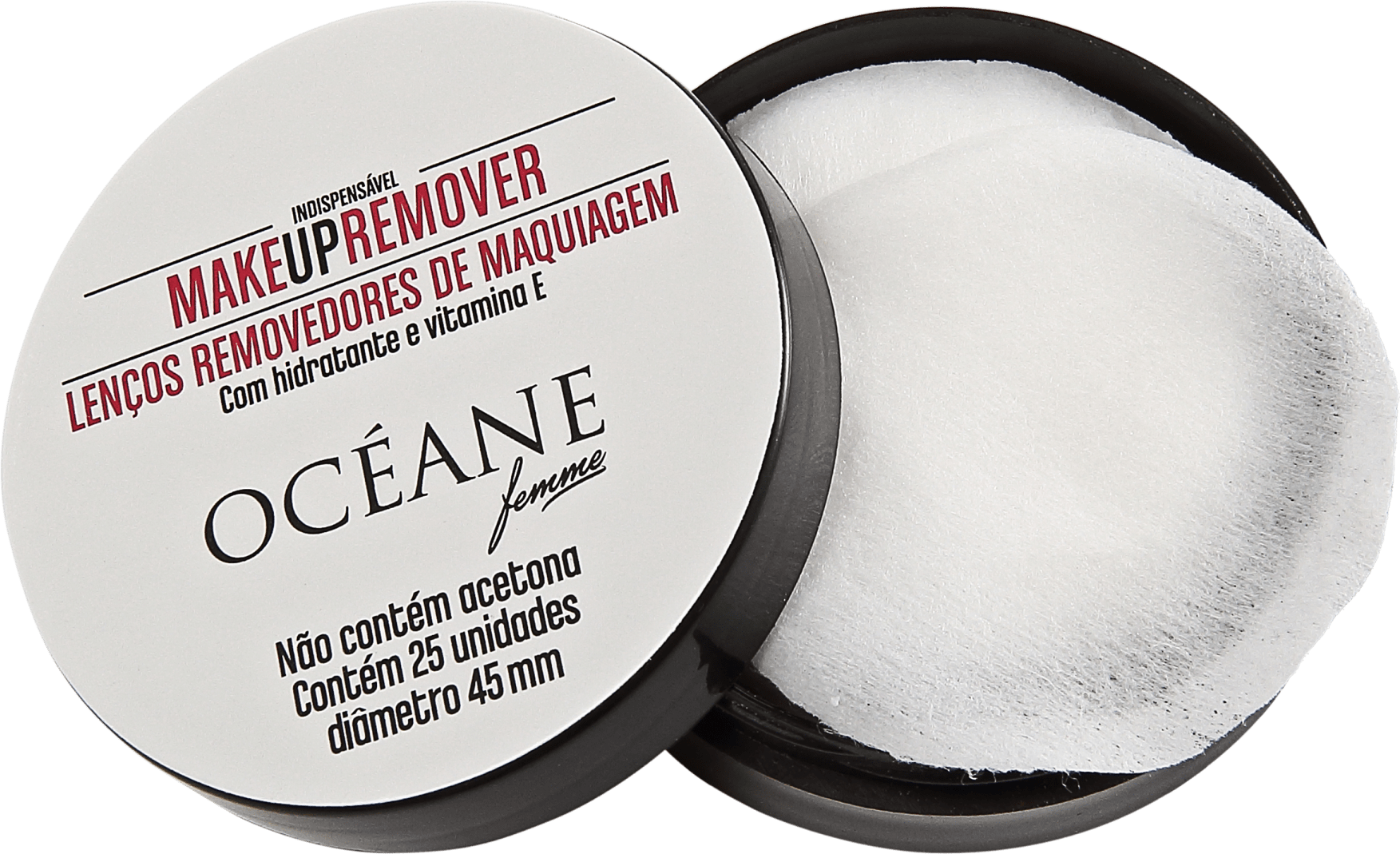 Océane Femme Make Up Remover - Lenço Demaquilante (25 unidades)