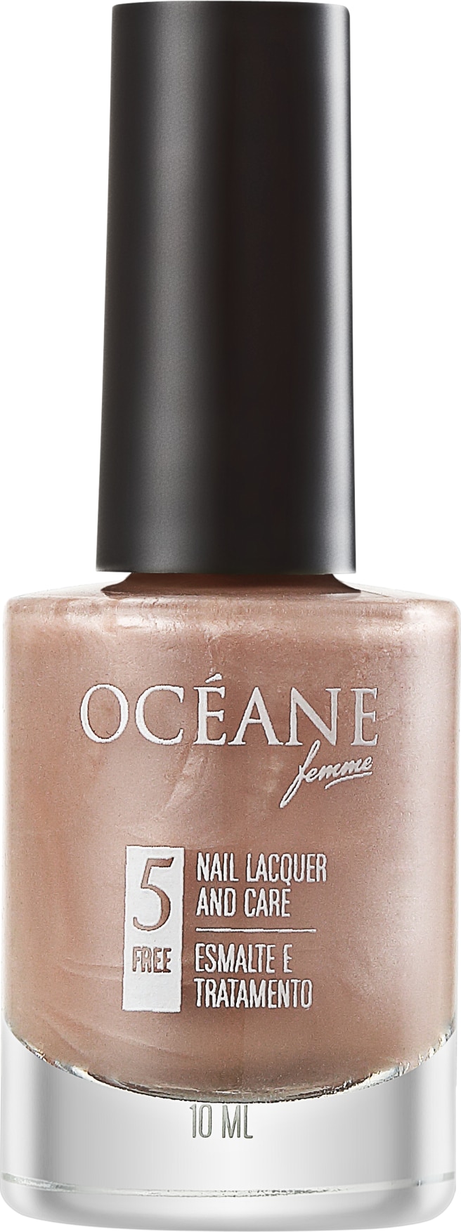 Océane Femme Nail Lacquer And Care Caramel Shell - Esmalte Perolado 10ml