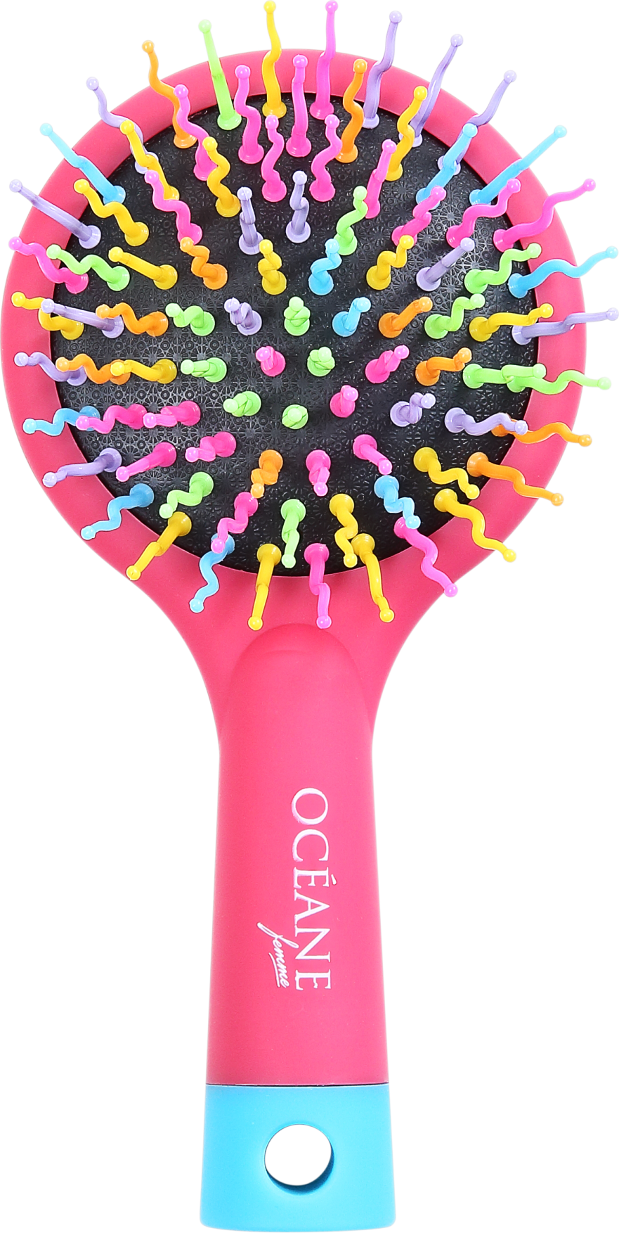 Océane Femme Rainbow Brush Cereja - Escova Almofadada Pequena