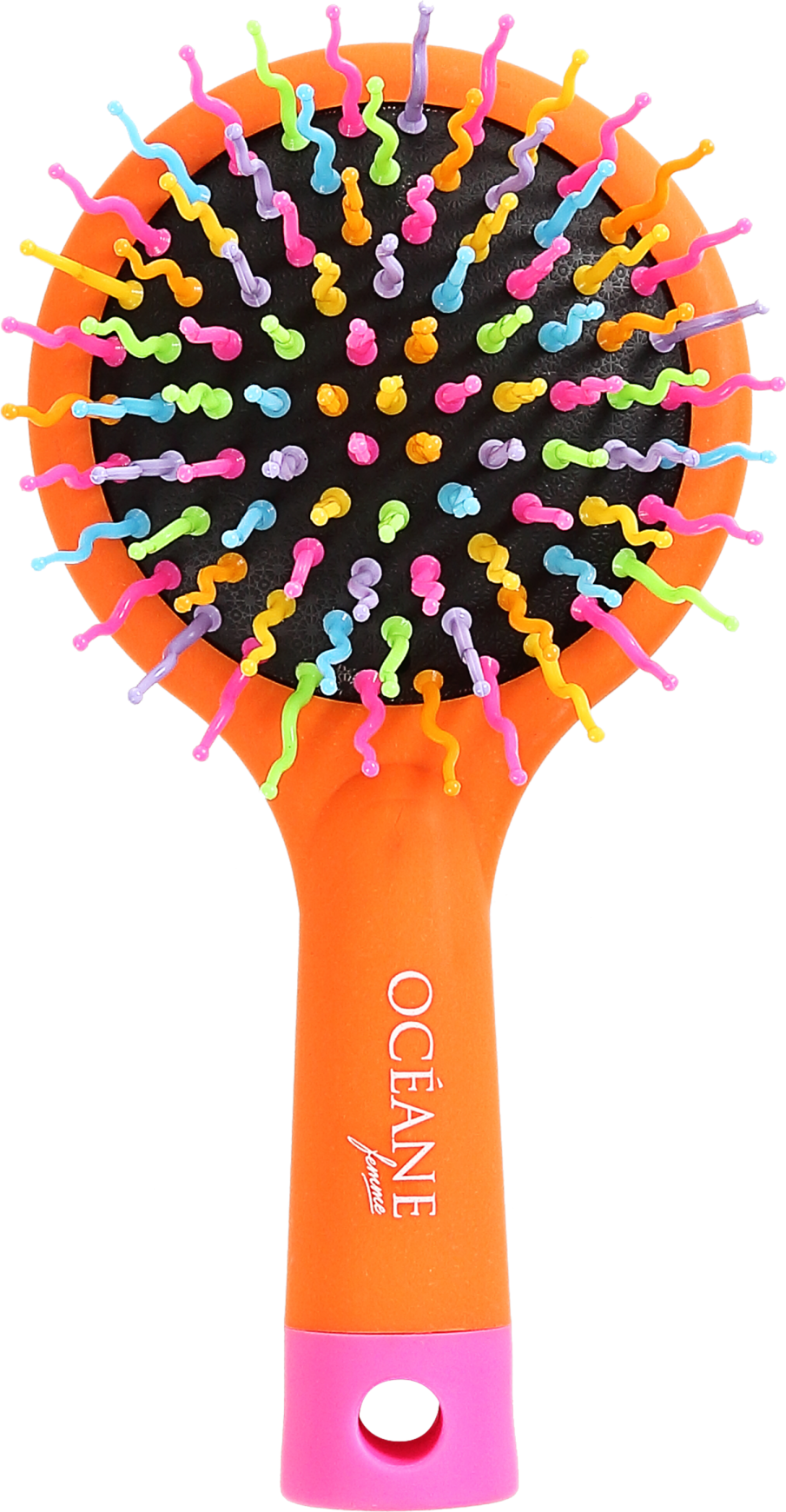 Océane Femme Rainbow Brush Laranja - Escova Almofadada Pequena
