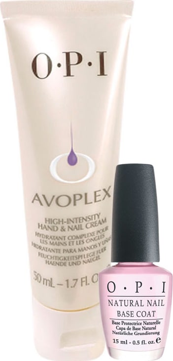 OPI Creme Intensivo Avoplex + Natural Nail Base Coat Kit (2 Produtos)