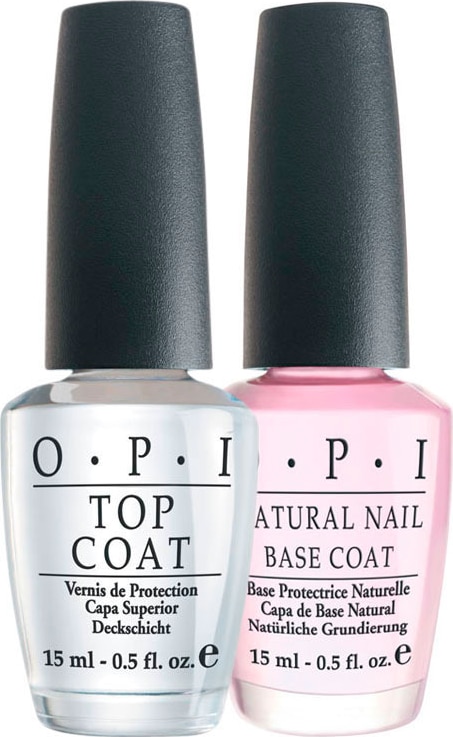 OPI Natural Nail Base Coat + Ds Top Coat Kit (2 Produtos)