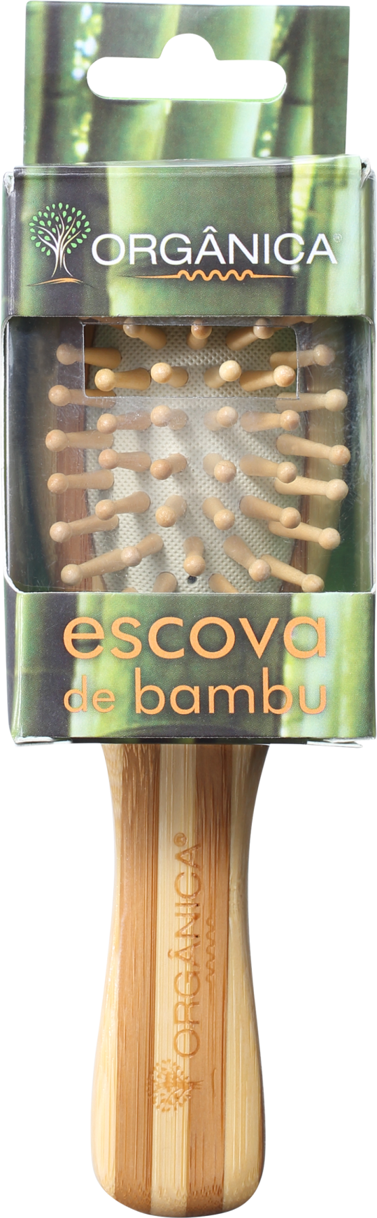 Orgânica Bambu de Bolsa - Escova de Cabelo