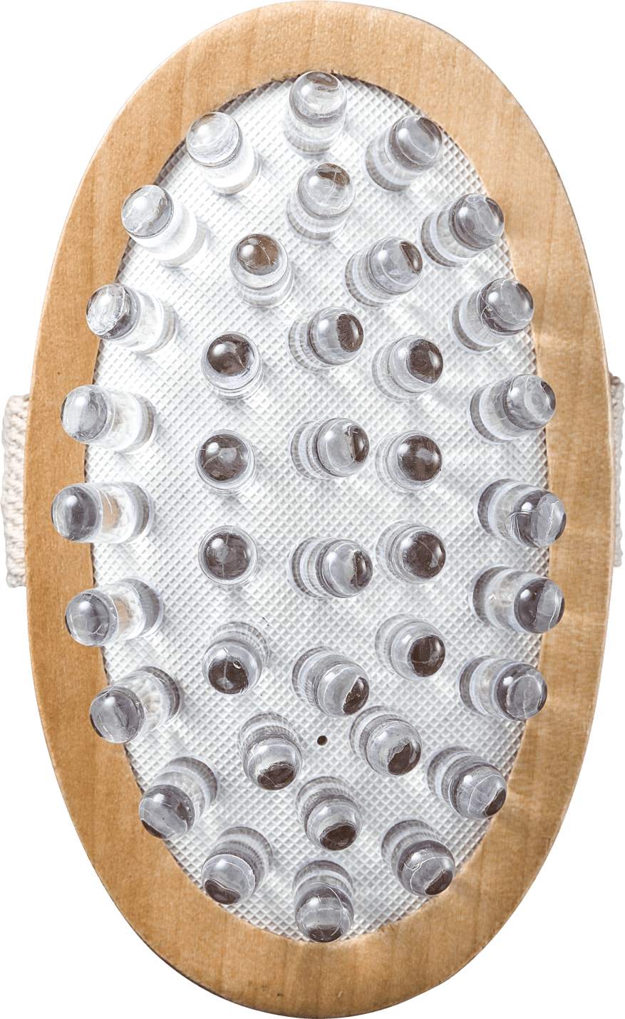 Orgânica Cerdas de Silicone - Massageador Anticelulite