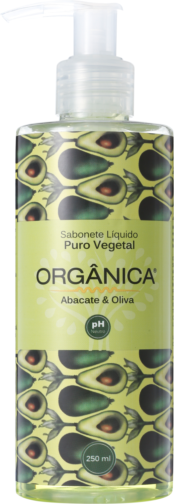 Orgânica Puro Vegetal Abacate e Oliva - Sabonete Líquido 250ml