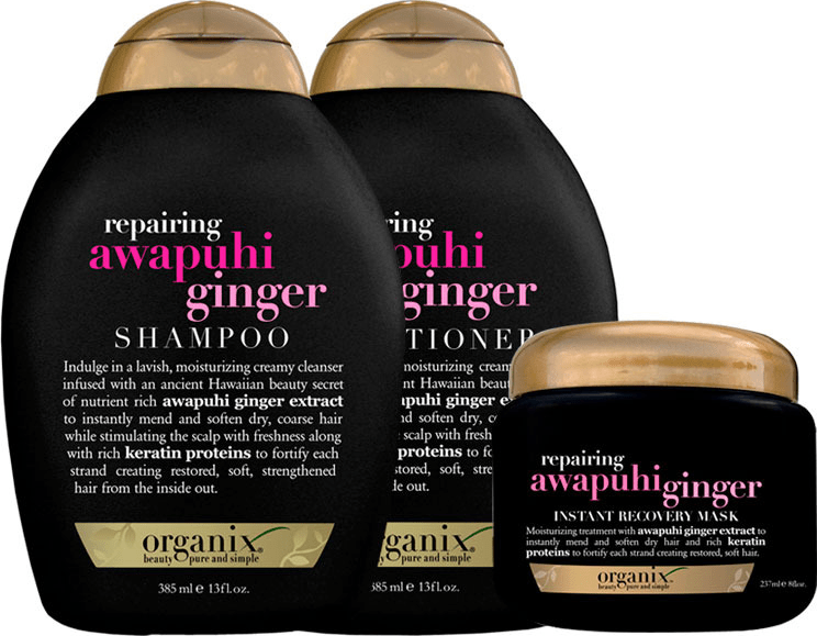 Organix Awapuhi Ginger Instant Kit (3 Produtos)
