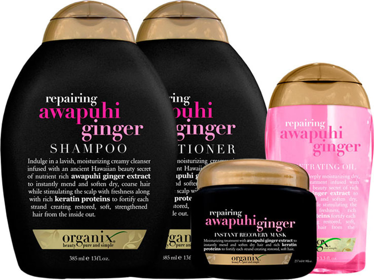 Organix Awapuhi Ginger Oil Kit (4 Produtos)