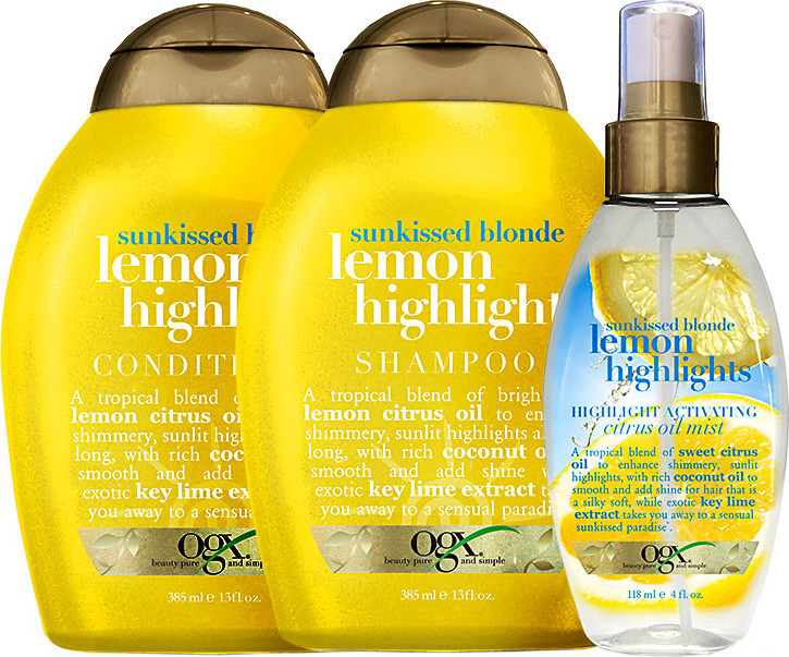 Organix Lemon Highlights Citrus Kit (3 Produtos)