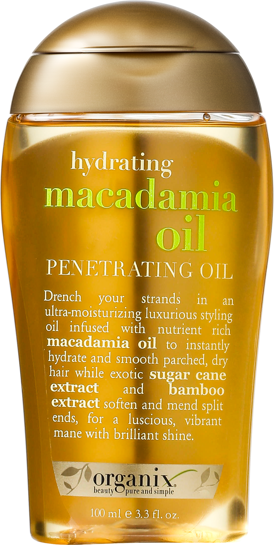 Organix Macadamia Oil Dry Styling Oil - Óleo Hidratante 100ml