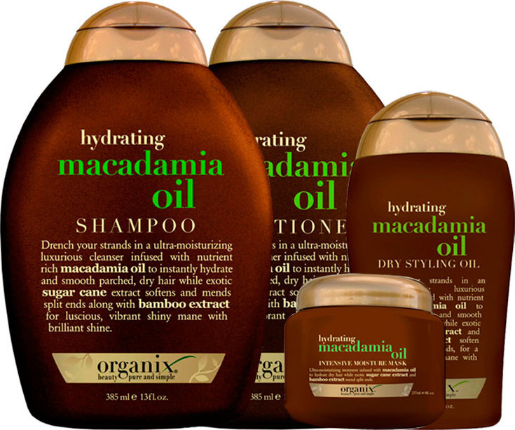 Organix Macadamia Oil Style Kit (4 Produtos)