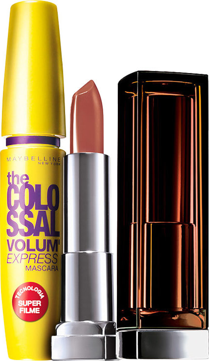 Kit Maybelline Lips and Eyes Make Up Nude (2 produtos)