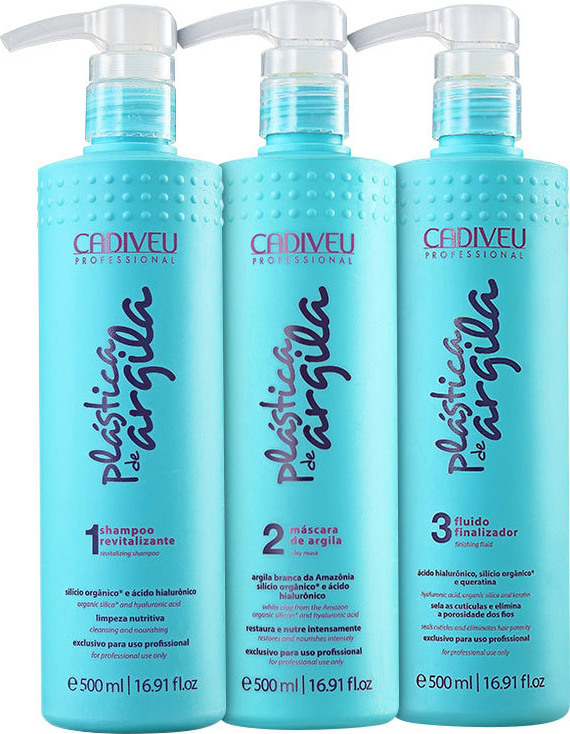 Cadiveu Professional Plástica de Argila Trio Kit (3 Produtos)