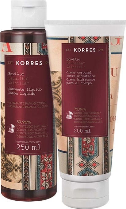 Kit Korres Baunilha Duo Care (2 produtos)