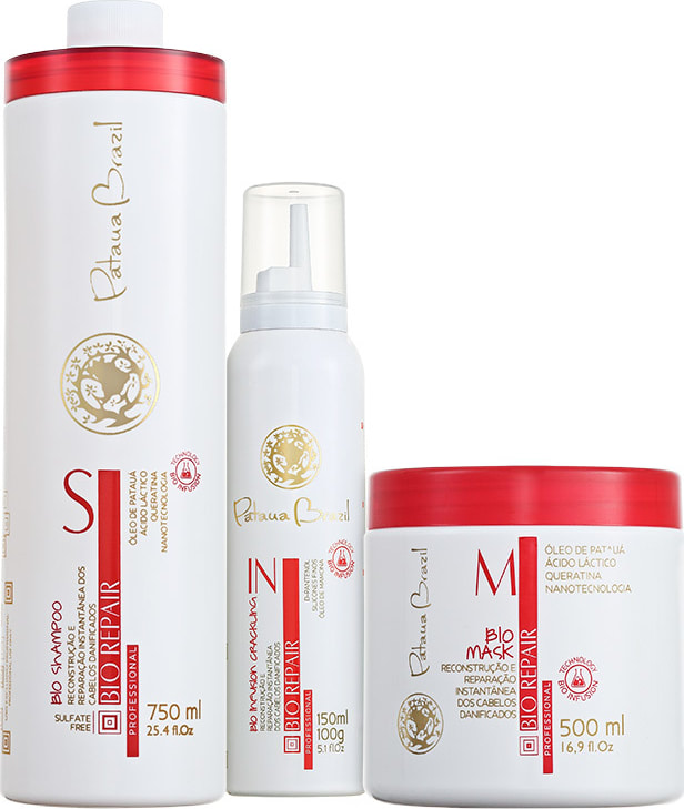 Pataua Brazil Bio Repair Profissional Trio Kit (3 Produtos)