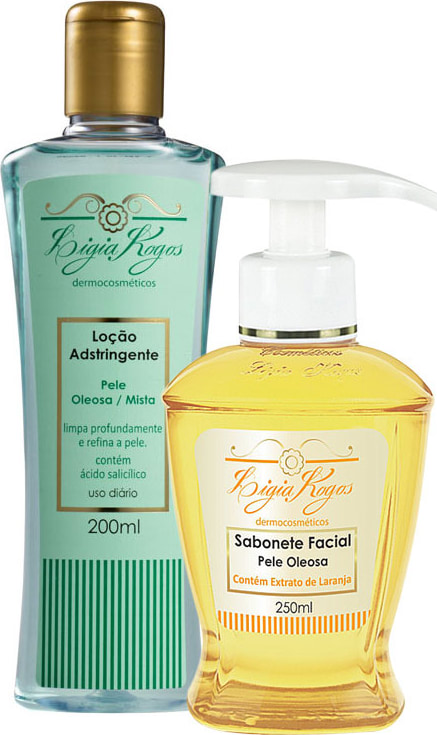 Kit Ligia Kogos Peles Oleosas Cuidados Diários (2 produtos)