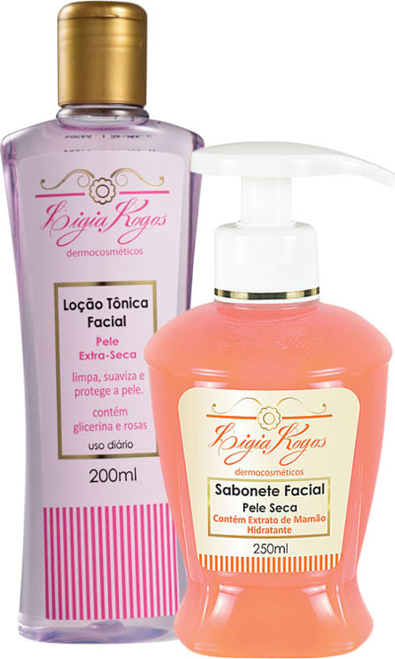 Kit Ligia Kogos Peles Secas Cuidados Diários (2 produtos)