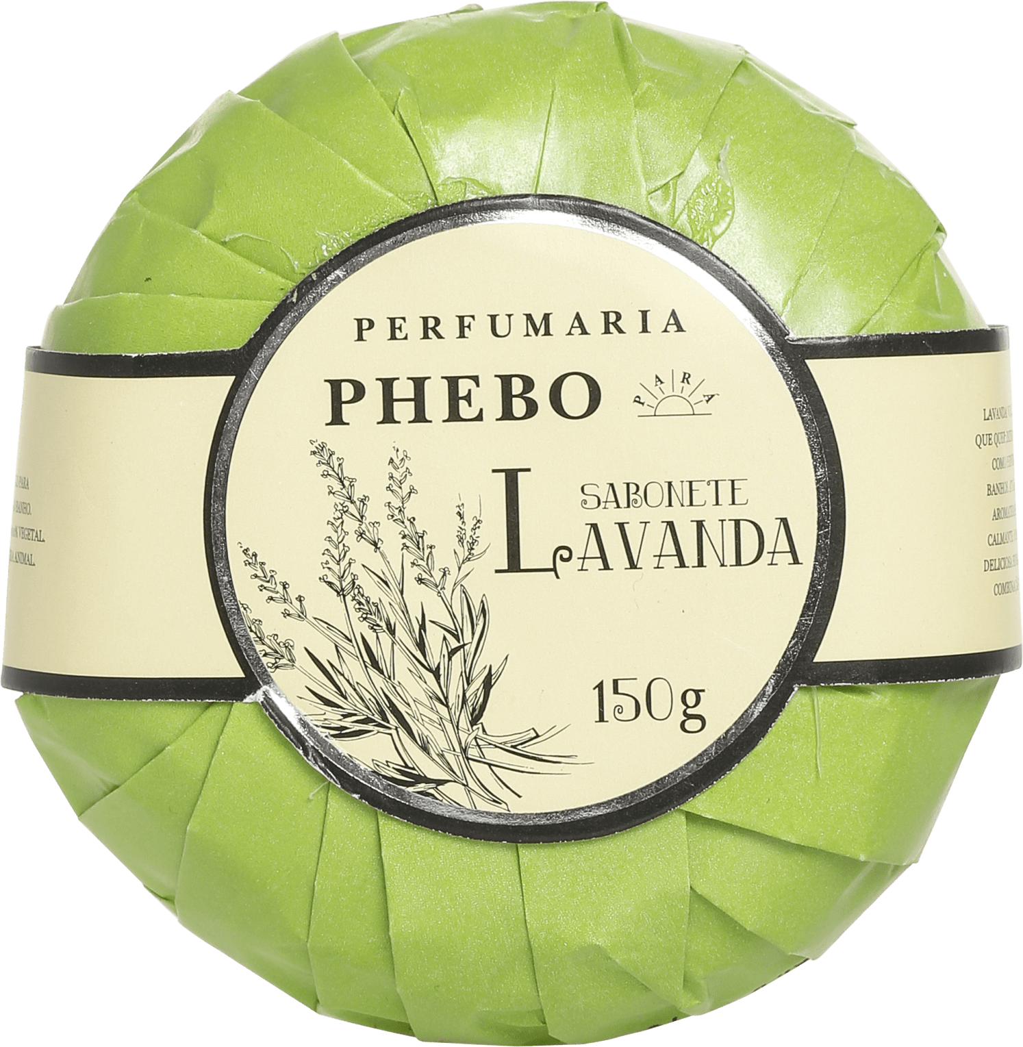 Perfumaria Phebo Lavanda - Sabonete em Barra 150g