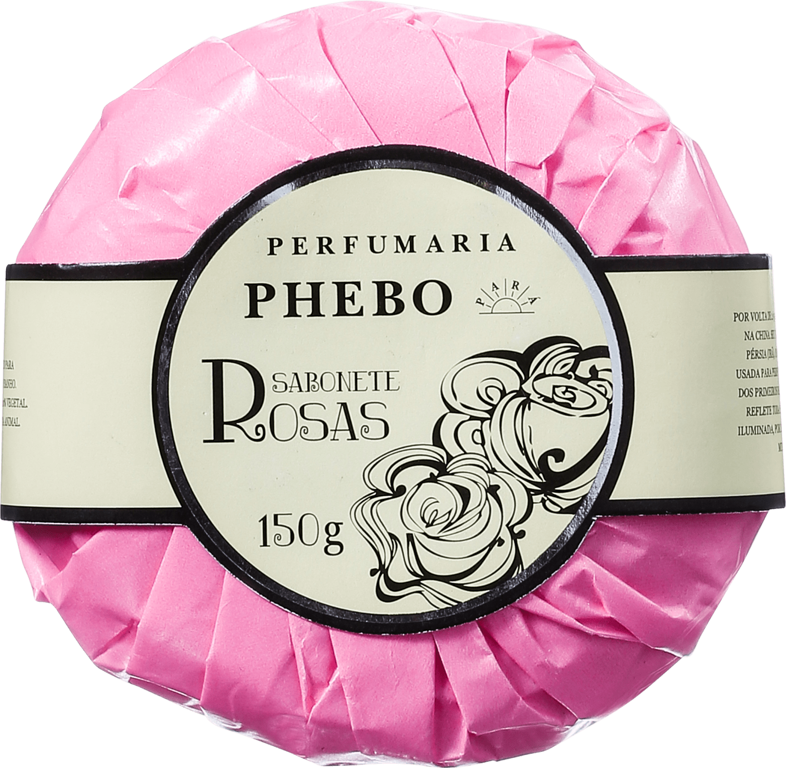Perfumaria Phebo Rosas - Sabonete em Barra 150g