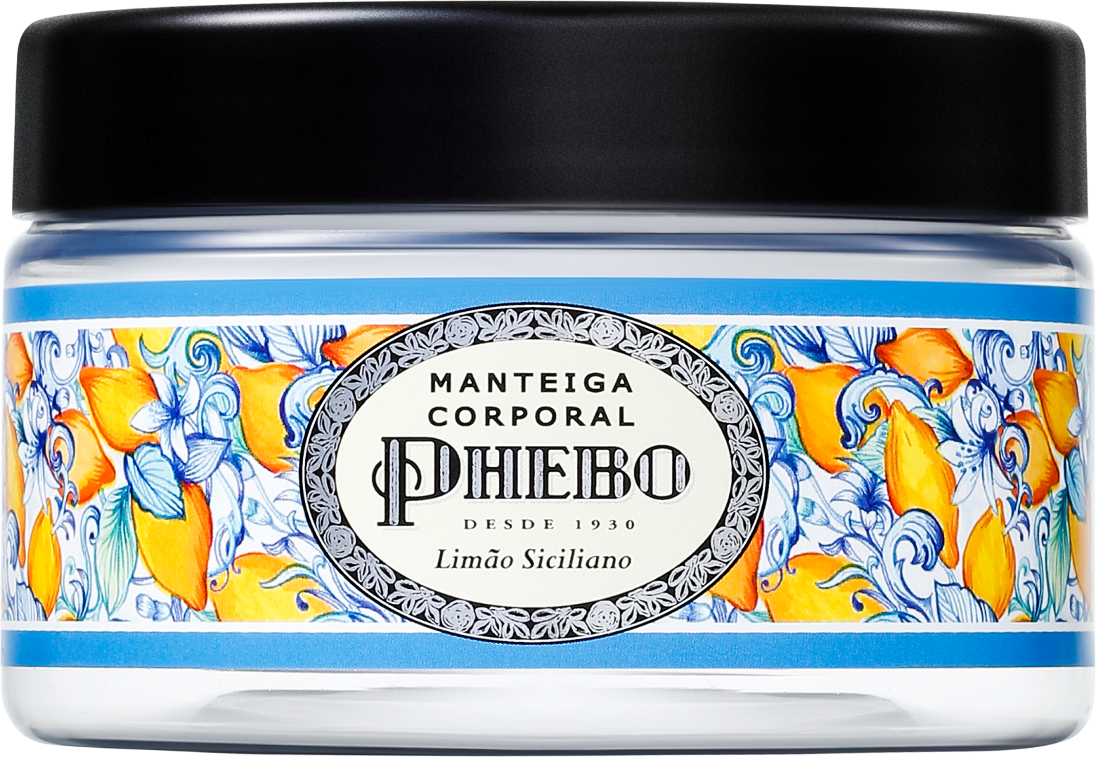 Phebo Mediterrâneo Manteiga Corporal Limão Siciliano - Hidratante 170g