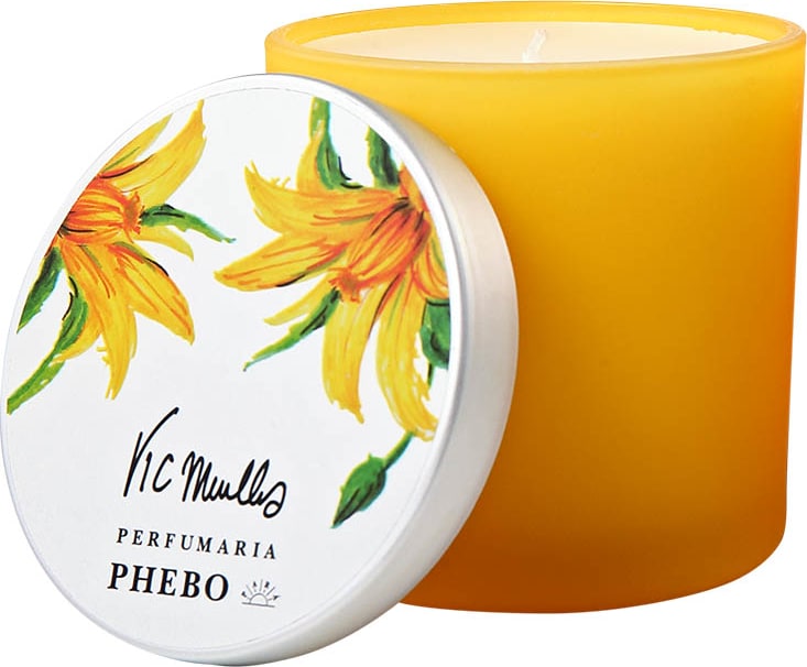 Phebo Vic Meirelles Flor do Tomate com Sândalo - Vela Perfumada 180g