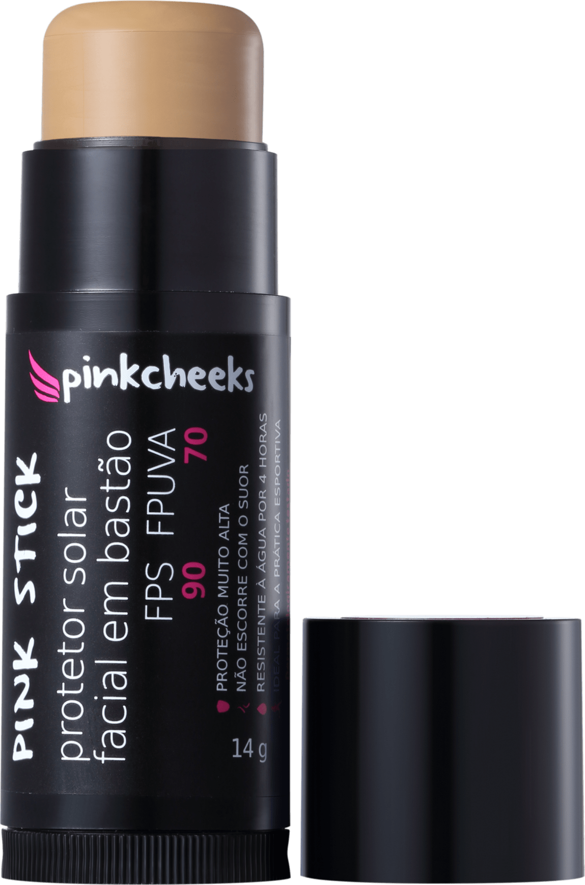 Pink Cheeks Pink Stick 42KM FPS 90 - Protetor Solar com Cor 14g