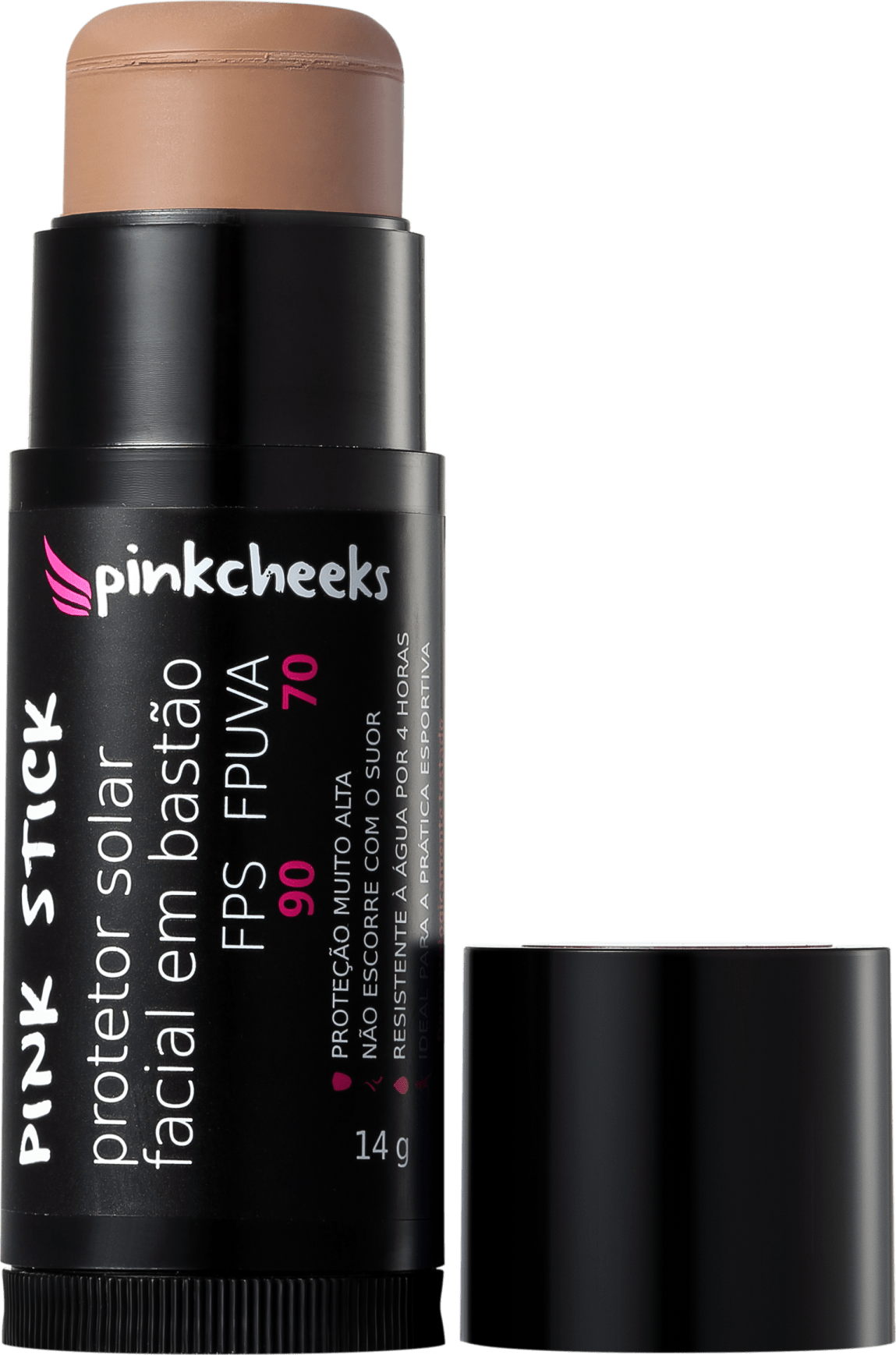 Pink Cheeks Pink Stick RJ 42KM FPS 90 - Protetor Solar com Cor 14g
