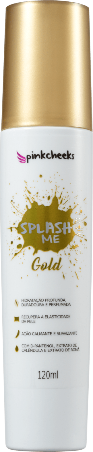 Pink Cheeks Splash Me Gold - Spray Hidratante Corporal 120ml