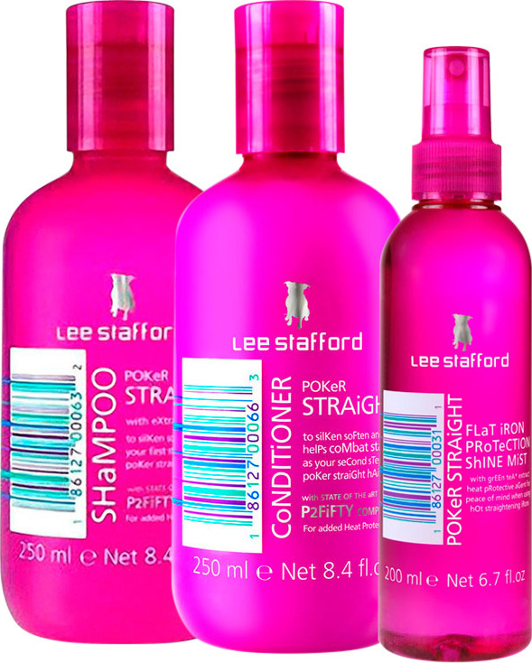 Lee Stafford Poker Straight Cleansing & Protection Kit (3 Produtos)