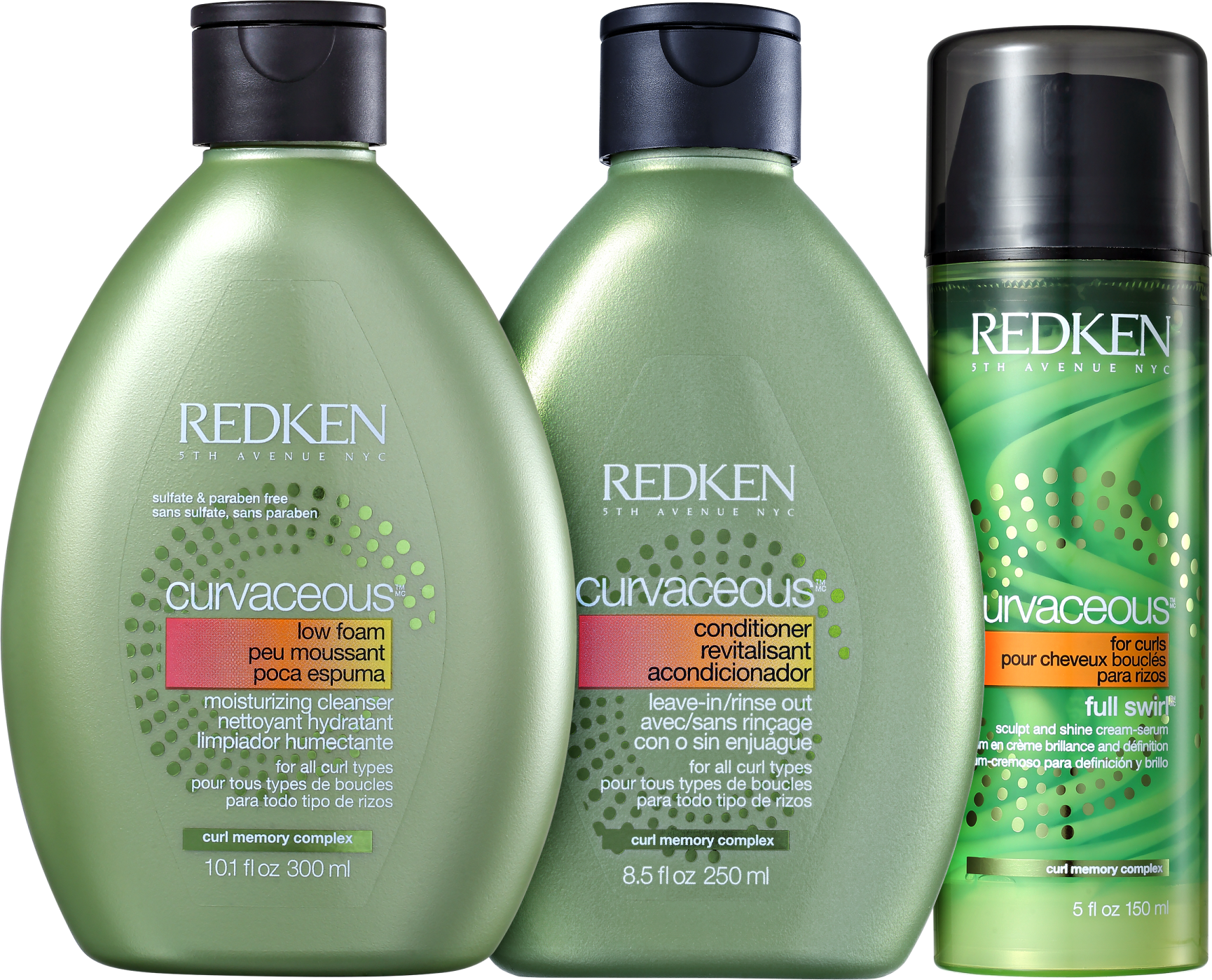 Redken Curvaceous Full Swirl Kit (3 Produtos)