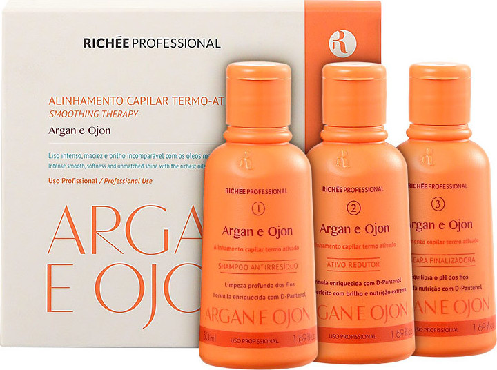Richée Professional Argan e Ojon Mini Kit (3 Produtos)