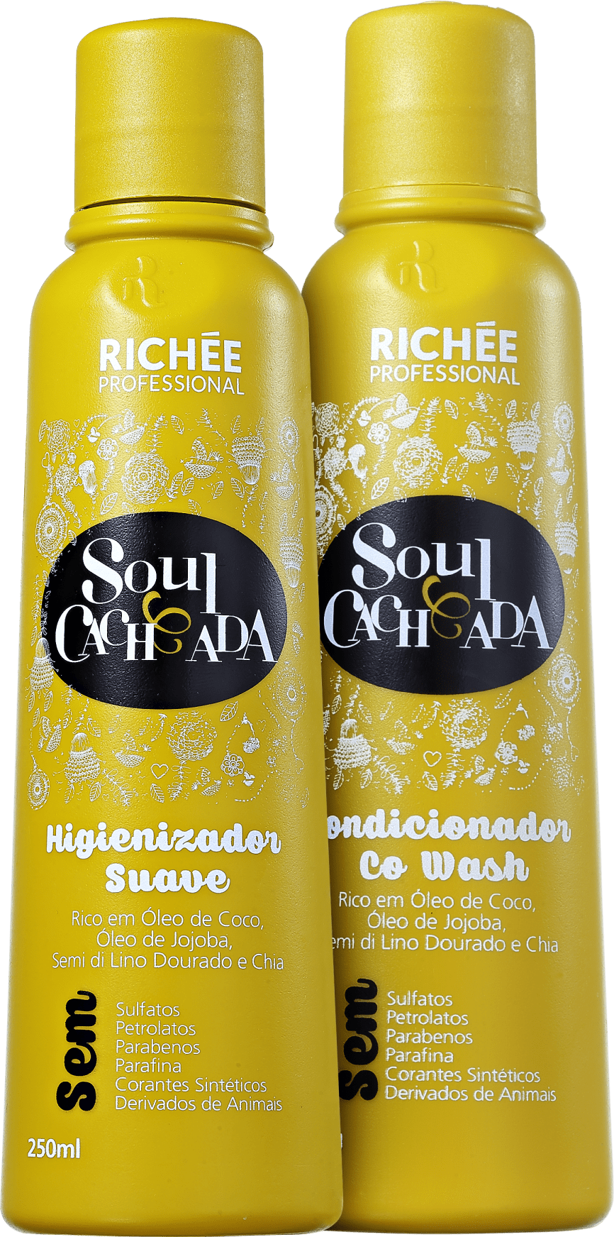 Richée Professional Soul Cacheada Limpeza Condicionante Kit (2 Produtos)