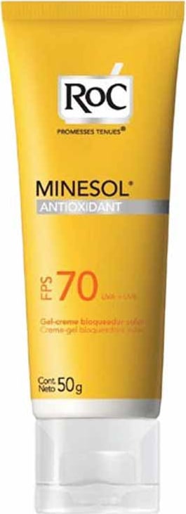 RoC Minesol Antioxidante FPS 70 - Protetor Solar 50g