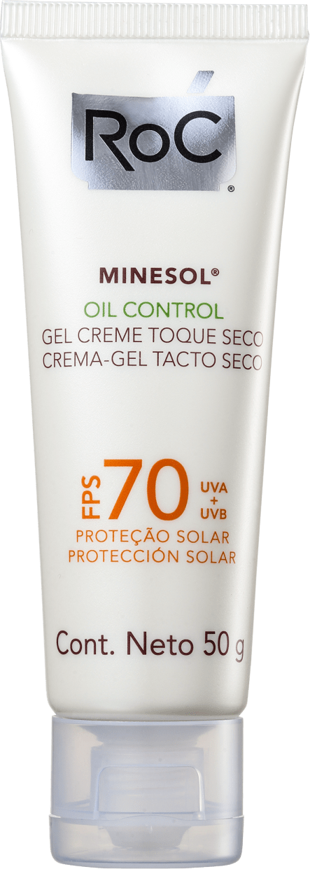 RoC Minesol Oil Control FPS 70 - Protetor Solar Facial 50g