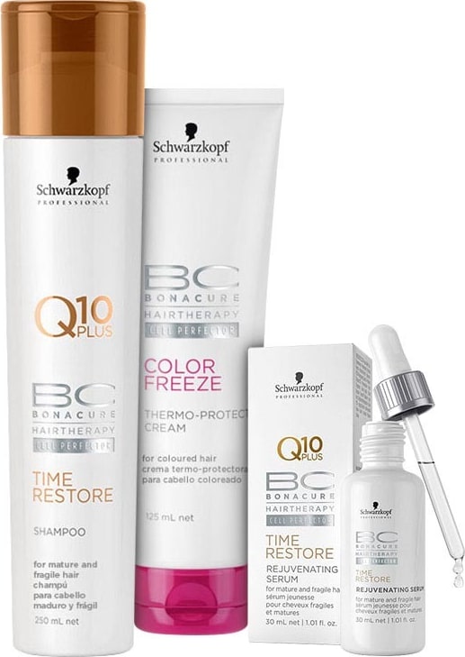 Schwarzkopf BC Bonacure Q10 BTOX Capilar Anti-Age Kit (3 Produtos)