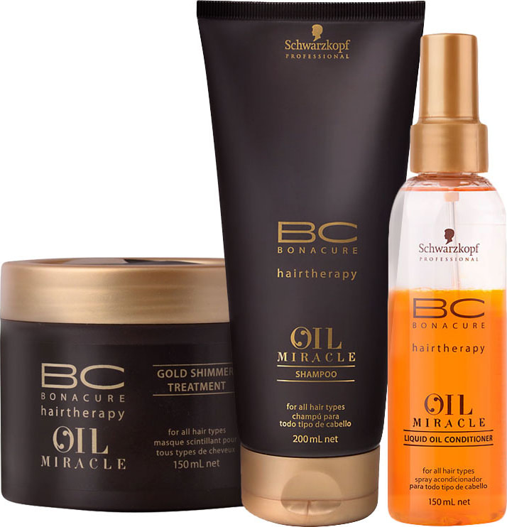 Schwarzkopf Professional BC Bonacure Oil Miracle Kit de Tratamento (3 Produtos)
