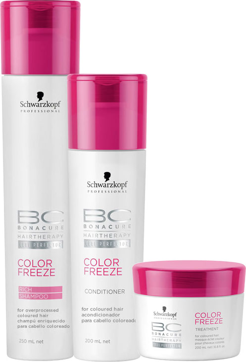 Schwarzkopf Professional BC Bonacure Color Freeze Rich Trio Kit (3 Produtos)