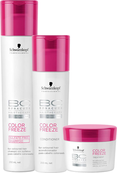 Schwarzkopf Professional BC Bonacure Color Freeze Sulfate-Free Trio Kit (3 Produtos)