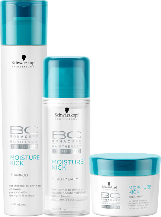 Schwarzkopf Professional BC Bonacure Moisture Kick Beauty Kit (3 Produtos)